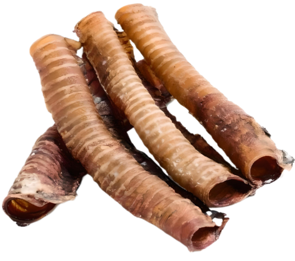 Dehydrated Long (40cm) Buffalo Trachea Air Dried Natural Offal Based No Additives Chewy Dog Treats - Image 2